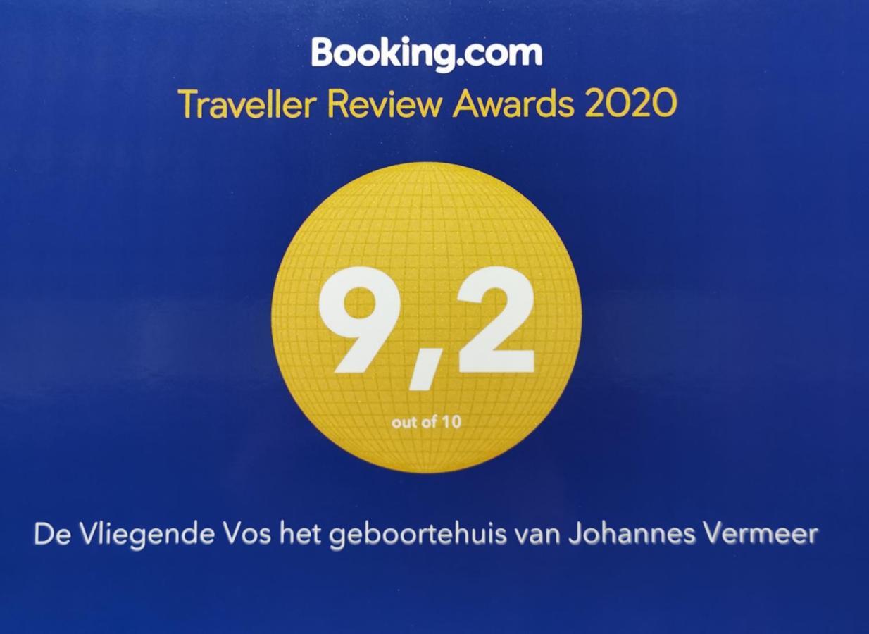 De Vliegende Vos Het Geboortehuis Van Johannes Vermeer Delft Eksteriør billede